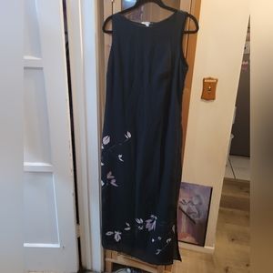 Studio Jpr black floral sleeveless dress size 8